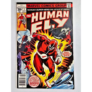 The Human Fly #1 Marvel 1977 Newsstand 1st Issue Spider-Man Cameo